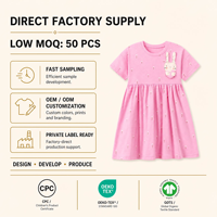 Robe de fête d'anniversaire pour filles, logo de marque personnalisé, printemps, ODM, 2-12 ans, coton écologique, design princesse, longueur genou