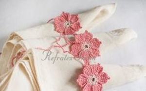 Anneaux porte-serviettes en coton crocheté de haute qualité avec décoration de table rustique et élégante pour restaurants, fêtes et repas à domicile - Exportation - Product Image 2