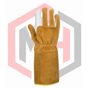 Guantes de Soldadura de Cuero Resistentes al Calor, al Fuego y a los Desgarros, de 7 oz y 14 Pulgadas, Tejidos, Sin Silicona ni Polvo - Product Image 2