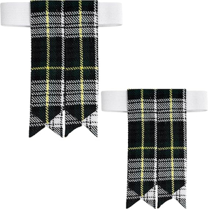 Scottish Kilt <b>Sock</b> Flashes 16 Tartans Tartans Highland Kilt Hose Flashes Pointed <b>100</b>% Acrylic <b>Wool</b> Scottish Kilt <b>Sock</b> Flashes - Product Image 2