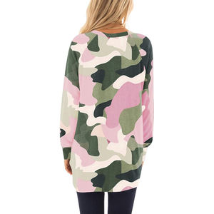 Camiseta de Manga Larga Estampada para Mujer, Tejido Transpirable y Suave, Estilo Casual, Moderno y a la Moda, Colores y Tejidos Personalizables - Product Image 3