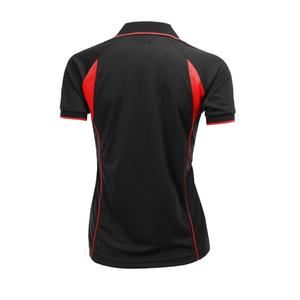 เสื้อกอล์ฟลำลองสำหรับผู้หญิงขายส่งสำหรับฤดูร้อน ทรงเข้ารูป แขนสั้น ผ้าฝ้ายผสมโพลีเอสเตอร์ พิมพ์ลายดิจิตอลแบบระเหิด รับสกรีนโลโก้ - Product Image 3