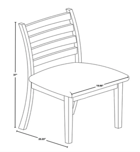 Chaise berçante en bois élégante et confortable Design ergonomique pour salle à manger salon ou siège de bureau à domicile - Product Image 2