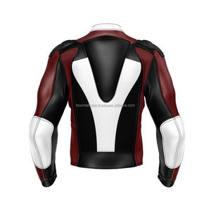 Veste de moto en cuir véritable de course de haute qualité pour hommes dernière mode coupe régulière taille haute XL en vente! - Product Image 2