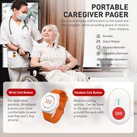 Daytech-Système de commande de service sans fil pour restaurant 500 pieds +, vibrant, sonnerie de table, bouton d'aide pour infirmière, alerte pour personnes âgées