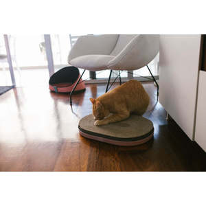 Large Luxury Cat Climbing Frame <b>Light</b> Pink Wood and Sisal Scratching Post Cat <b>Tree</b> Tower Scratcher - Product Image 4