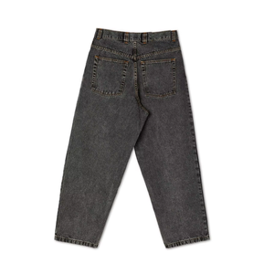 Jeans en denim délavé tendance pour homme, coupe droite, streetwear, poids lourd, 100% coton, personnalisé 2025 - Product Image 2