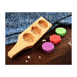 Moule à gâteau de lune en bois antiadhésif traditionnel sculpté ustensiles de cuisson prix bon marché 99GD - Product Image 1