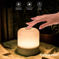 Veilleuse LED rechargeable pour enfants Mini télécommande tactile Plug-in pour bébé alimentation chambre d'enfant