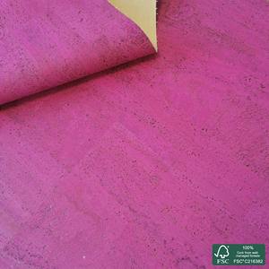 Tela de Corcho Superior Naranja, Diseño de Corcho Portugués al por Mayor, Textura de Pan, Bolsa Reciclada, Cartera, Cuero Vegano de Corcho Natural - Product Image 5