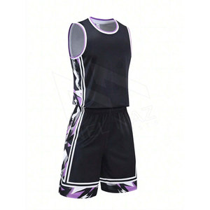 Maillot uniforme de basket-ball respirant et shorts uniformes de conception de sublimation personnalisés bsci, polyester, vêtements de sport - Product Image 2