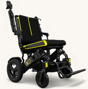 Fauteuil roulant électrique pliable de luxe en alliage d'aluminium pour personnes handicapées, avec moteur sans balais et fonction d'escalade automatique des escaliers - Product Image 3