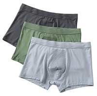 Sous-vêtements boxer pour homme, respirants, 100% coton, antibactériens, antistatiques, écologiques, imprimés en sérigraphie, logo personnalisé, en gros