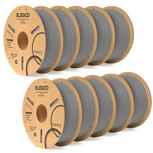 Filament PLA gris 10 kg pour imprimantes 3D, matériau PVA 1,75 mm, MOQ 5 kg - Product Image 1