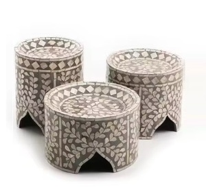 Élégant support de gâteau en nacre 100% multi-décoratif artisanat indien pour anniversaire fête de mariage outils de gâteau élégants - Product Image 1