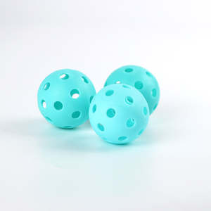 Bolas Popper blandas de 42mm, 26 agujeros, precio de fábrica, PickleBalls estándar para equipos de entrenamiento y equipos de entrenamiento de béisbol - Product Image 2