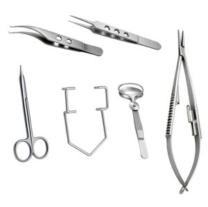 Ensemble d'instruments ophtalmiques de qualité supérieure, instruments chirurgicaux en acier inoxydable pour microchirurgie oculaire, fabricant OEM personnalisé - Product Image 5