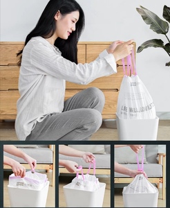Drawstring <b>Trash</b> <b>Bags</b>: The Ideal Choice for Packaging Materials Disposal ODM With Factory Price - Product Image 2