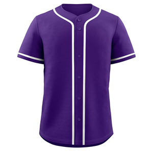 Uniforme de baseball solide, maillot tendance idéal pour les ligues adultes, vêtements élégants offrant des coutures robustes, idéal pour la vente en gros - Product Image 1