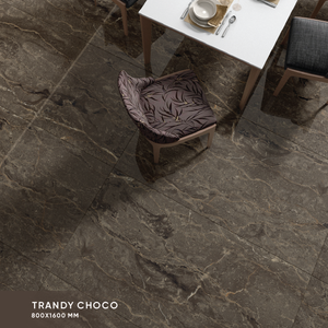 Azulejos de losa de porcelana de alto brillo modernos 800x1600mm 9mm de espesor impermeable ignífugo tallado acabado baño uso gran producción - Product Image 3