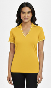 Camiseta Polo Casual para Mujer al por Mayor, Tejida, 180 GSM, Logotipo Digital Impreso Personalizado, Sólida, Transpirable, Antibolitas, de Secado Rápido - Product Image 5