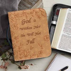Borsa per Bibbia Personalizzata all'Ingrosso, Copertina per <span class=keywords><strong>Libro</strong></span> con Manico Personalizzato, Regalo Personalizzato con Cerniera, Custodie per Bibbia - Product Image 3