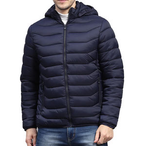 Wholesale Puffer Jacket Men Custom Outdoor <b>Light</b> Warm New Arrival Nylon Hooded Jacket Winter Bubble Coat Men Puffer Jackets - Product Image 1