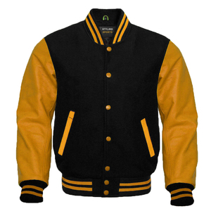 Veste universitaire de haute qualité pour hommes Chenille broderie personnalisée Baseball Letterman Design léger laine cuir manches hiver - Product Image 3