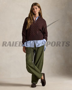 เสื้อสเวตเตอร์แฟชั่นลำลองสำหรับผู้หญิง คุณภาพสูงพิเศษ สำหรับฤดูหนาว คอทรงกลม ติดกระดุมด้านหน้า ผลิตจากขนสัตว์ 100% ป้องกันการเกิดขุย ระบายอากาศได้ดี รับสั่งทำตามแบบ - Product Image 4