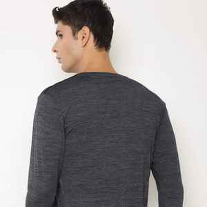 เสื้อรัดรูปแขนยาวของผู้ชายระบายอากาศได้ดีป้องกันแบคทีเรียสำหรับกีฬาออกกำลังกายกีฬาผดผื่นน้ำแห้งเร็ว - Product Image 6