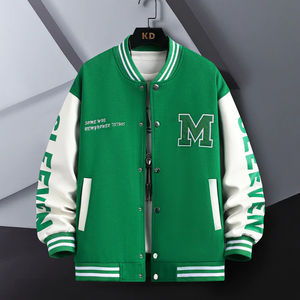 Vestes de baseball universitaire en polyester de haute qualité pour hommes et femmes Veste de sport noire en coton de haute qualité - Product Image 6