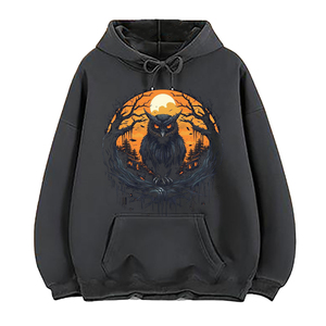 Sudadera con capucha de chorlito mezclada de algodón OEM y ODM al por mayor para hombre sudaderas con capucha estampadas de secado rápido bordado personalizado talla XL patrón de dibujos animados - Product Image 6