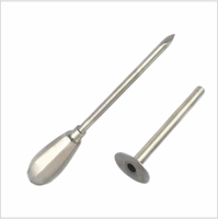 Instruments vétérinaires en acier inoxydable, trocart, canule, outil de soulagement de la distension pour bovins, moutons, taureaux, vaches, élevage
