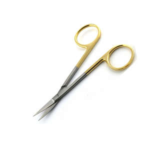 Pince de dissection de ciseaux de tissu de ciseaux de baïonnette micro d'acier inoxydable pour les instruments chirurgicaux neuro - Product Image 3