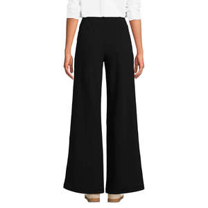 ใหม่ล่าสุดของผู้หญิงกางเกงผ้าฝ้ายแบบดึงขึ้นเองโลโก้แฟชั่นลำลองแบบแบนด้านหน้าเรียบขายส่งโรงงานบังคลาเทศ - Product Image 4