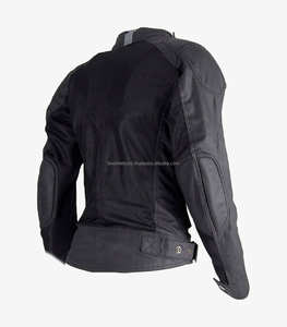 Boomletcorp Unisex % cuero de vaca cuero genuino malla motocicleta chaqueta nuevo diseño a prueba de viento transpirable equipo de carreras de talla grande - Product Image 2