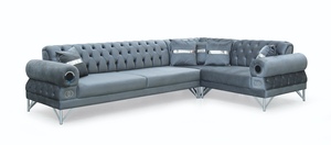 Bộ ghế sofa nội thất gia đình phong cách châu Âu, phòng khách hiện đại, thoải mái, kết hợp sang trọng, hiện đại - Product Image 6