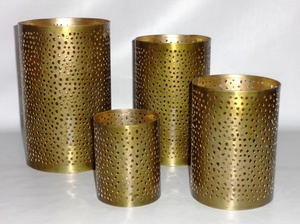 Iron Handmade Home Decor Table Top Decor Christmas Votive <b>Candle</b> <b>Pillar</b> Holder Stand Wedding Decorative Gift Item Etching Work - Product Image 6