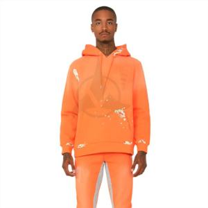 Survêtements évasés empilés sportifs et à la mode lavés à l'acide-Survêtements de vie actifs confortables et élégants personnalisés - Product Image 1