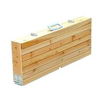 Table de pique-nique pliante en bois 4 places avec trou pour parapluie Mobilier d'extérieur portable