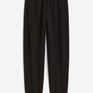 Comfort Soft Fleece Jogger Pantalones Color sólido Rib Pierna Apertura Bolsillos - Product Image 6