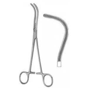 Pinza Hemostática Pedicular Curva de Acero Inoxidable, Instrumento Quirúrgico Manual con Certificación CE de SurgiRight Instrument - Product Image 5