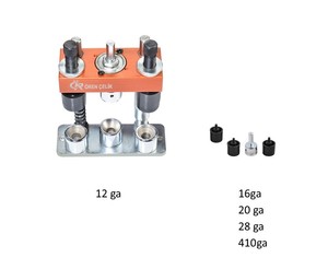 Cabezales de Prensa para Carga de Cartuchos Oren Celik Makina 3X 6X, Duraderos, de Acero y ABS para Calibres 12ga, 410ga y Otros, Modelo ORM209-410 - Product Image 1