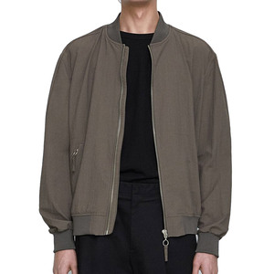 Chaqueta bomber de seda de talla grande con logotipo personalizado para hombre, chaqueta universitaria informal a la moda con estampado universitario para ropa de calle de invierno - Product Image 6
