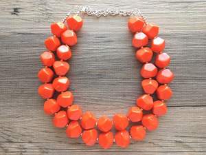 Haute qualité unisexe à la mode dernière conception prêt à l'emploi résine perles collier mode pendentif colliers pour les fêtes - Product Image 6