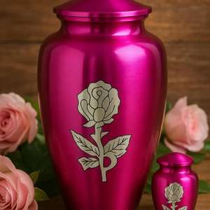 Urne de crémation pour adultes de qualité supérieure Conteneur de cendres en aluminium pour restes humains Urne funéraire en métal Fabricant et fournisseur direct - Product Image 6