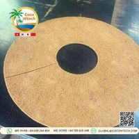 ANNEAU DE POIGNÉE DE CONTRÔLE DES MAUVAISES HERBES DE COCO DE COCO BIODÉGRADABLE/TAPIS DE POIGNÉE DE COCO DE COCO/ARBRE DE MAT DE COCO DE COCO
