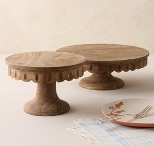 ขาตั้งเค้กไม้ผลไม้แบบกลมเครื่องครัวออกแบบได้ตามต้องการขนาด - Product Image 1