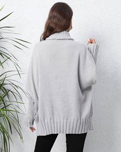 Custom Logo Sweater Women <b>Long</b> <b>Sleeve</b> Knitwear Ladies Oversized Jumper Winter Knitted <b>Top</b> Women Striped Pullover Sweater - Product Image 5