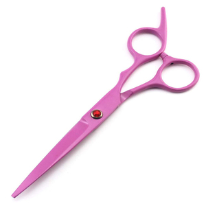 Tijeras de Peluquería Profesionales con Apoyo para Dedos, Color Rosa Bebé, Tijeras para Cortar Cabello, Peluquería, Acero Inoxidable Alemán de Primera Calidad - Product Image 6